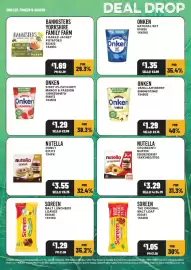 Bestway leaflet week 40 Page 16: Bannisters yorkshire family farm 2 baked jacket potatoes €1,69, Nutella donut €3,55