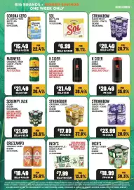 Bestway leaflet week 40 Page 3: Scrumpy Jack cans €21,99, Inch's medium apple cider €7,99