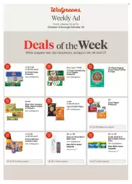 Walgreens weekly ad week 41 Page 1: 12-Pack Pepsi Products €23,98, Canada Dry or Dr Pepper Products