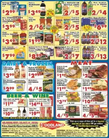 Foodland weekly ad week 40 Page 2: Kellogg's pop-tarts €2,99, Preferred Angus Beef T-Bone Steak Family Pack €10,99