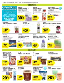 New Seasons Market weekly ad week 40 Page 4: Jeni's ice cream €7,99, Tem Toa frozen thai meals €6,99