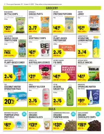 New Seasons Market weekly ad week 40 Page 5: New Seasons organic mango slices €13,99, C20 Coconut Water Hydration Pack