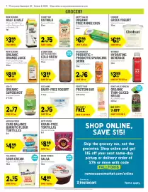 New Seasons Market weekly ad week 40 Page 7: Siete Foods grain-free tortillas €8,99