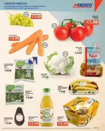 Volantino Mercatò Pagina 11: Lattughino bio Natura Chiama Selex €0,99, Pomodoro grappolo HORTO €1,99