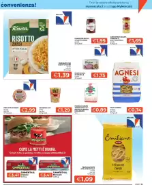 Volantino Mercatò Pagina 21: Farina di grano tenero tipo "00" Molino di Borgo S. Dalmazzo €0,89, Fettuccine ruvide €1,09