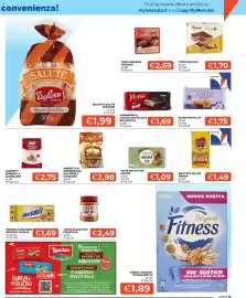 Volantino Mercatò Pagina 25: Amaretti di Mombaruzzo Giacobbe e Gamalero €2,98, Cereali Original Fitness Nestlé €1,89