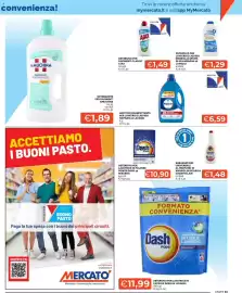 Volantino Mercatò Pagina 33: Detersivo per lavatrice in capsule Dash €11,99