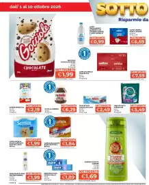 Volantino Mercatò Pagina 4: Kinder Brioss €2,19, Carta igienica pulito completo scottex 4 maxi rotoli €1,99