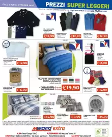 Volantino Mercatò Extra Pagina 2: Plaid in microfibra stampata Ibex €6,90, Gruppo 2 paia calze donna soft €4,99