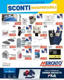 Volantino Mercatò Pagina 1: Stendibiancheria Vileda 'Infinity Flex' €49,99, Jeans uomo 5 tasche €8,99
