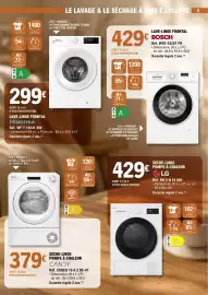 Catalogue E.Leclerc Espace Culturel | Les prix qui réchauffent page 5: BOSCH LAVE-LINGE FRONTAL €429,00