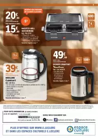 Catalogue E.Leclerc Espace Culturel | Les prix qui réchauffent page 7: Cuisinart BOUILLOIRE €39,90
