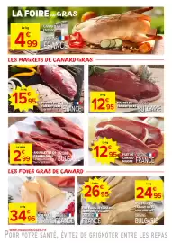 Catalogue Carrefour Market | LA FOIRE AU GRAS page 2: MAGRET DE CANARD GRAS €15,95, MAGRET DE CANARD GRAS €12,95