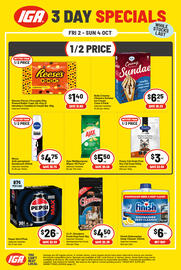 IGA catalogue Page 2: Nivea Anti-perspirant Deodorant €4,75, Ajax Multipurpose Wipes €5,50