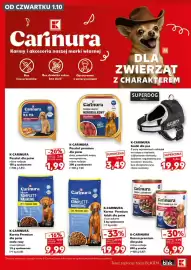Kaufland gazetka Strona 12: Szelki dla psa K-Carinura €19,99, Pasztet dla psów K-Carinura €1,99