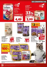 Kaufland gazetka Strona 13: Pasztet premium dla kotów K-Carinura €4,99, Karma premium dla psów K-Carinura €4,49
