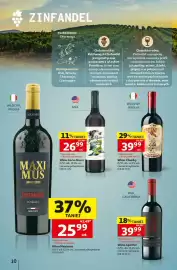 Auchan gazetka | Alkohole Strona 10: Wino Maximus €25,99, Wino Apothic €39,99