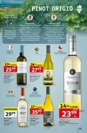 Auchan gazetka | Alkohole Strona 15: Wino 1827 Purcari Pinot Grigio €29,99, Wino DOC Forcola Pinot Grigio €25,99