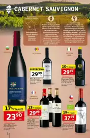Auchan gazetka | Alkohole Strona 2: Wino bio Andica €37,99, Wino Ronc Marin Collezione Privata €29,99