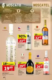 Auchan gazetka | Alkohole Strona 20: Wino wzmacniane DOC Cadão Moscatel €32,90, Wino Glamour Grand Moscato €19,99