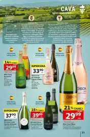 Auchan gazetka | Alkohole Strona 23: Wino Cava DO Vintage Segura Viudas €33,90, Wino Cava Dibon €29,99