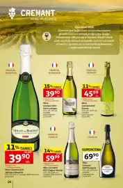 Auchan gazetka | Alkohole Strona 24: Wino Crémant AOC Ziegler-Mauler €59,99, Wino Crémant AOC Kuentz €45,99