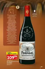 Auchan gazetka | Alkohole Strona 29: Wino AOP Châteauneuf-du-Pape Léon Perdigal €109,99