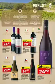 Auchan gazetka | Alkohole Strona 7: Wino Spätlese Habánské Sklepy €34,90, Wino Seriti €24,90