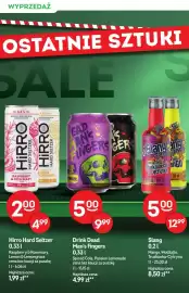 Żabka gazetka | Alkohole Strona 18: Hirro Hard Seltzer Raspberry & Rosemary €2,00, Drink Slang Mango €5,00