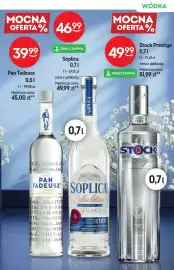 Żabka gazetka | Alkohole Strona 9: Wódka Stock Prestige €49,99, Wódka Pan Tadeusz €39,99