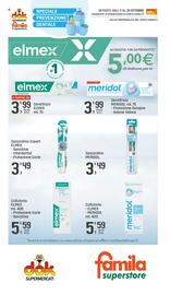 Volantino Supermercati Dok Pagina 8: Spazzolino Expert ELMEX €3,49, Collutorio ELMEX MERIDOL €5,59