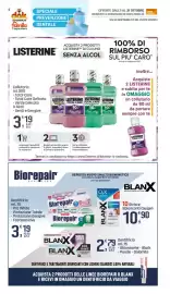 Volantino Supermercati Dok Pagina 6: Dentifricio Biorepair €3,19, Collutorio Listerine €3,19