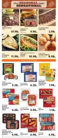 Reasors weekly ad week 40 Page 4: Bar S corn dogs €6,98, Hillshire Farm Lit'l Smokies €3,98