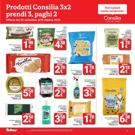 Volantino Supermercati Gulliver Pagina 21: Barbabietole rosse pelate Consilia €2,78, Funghi Champignon Consilia €4,38