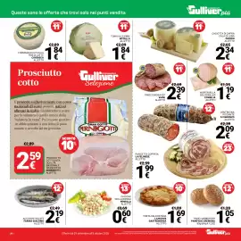 Volantino Supermercati Gulliver Pagina 24: Chicche della nonna Novella all'etto €0,60, Toma alle erbe Botalla €1,84