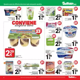 Volantino Supermercati Gulliver Pagina 26: Robiolino con Parmigiano Reggiano Parmareggio €1,79, Snack al cacao Nesquik €1,89