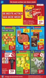 ALDI folder week 41 Pagina 2: Elstar appels €1,79, M&M's of Maltesers €2,29