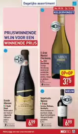 ALDI folder week 41 Pagina 25: El Árbol Wooded Chardonnay €3,75, Grande Alberone €6,99