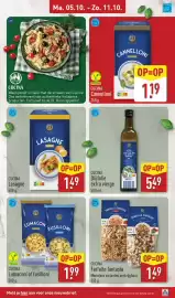 ALDI folder week 41 Pagina 31: Cucina Olijfolie extra vierge €5,49, Cucina Cannelloni €1,19
