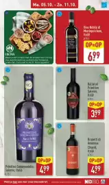 ALDI folder week 41 Pagina 35: Brunetti di Amerosa Chianti €4,99, Primitivo Susumaniello Salento €4,99