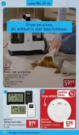 ALDI folder week 41 Pagina 42: Ambiaano meubel, tapijt en autoreiniger €59,99, Krontaler Digitaal weerstation €9,99