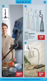 ALDI folder week 41 Pagina 43: Rollel Easy creatorstatief €19,99, Ambiano 3-in-1 oplaadkabel €1,99