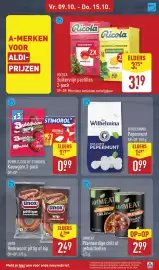 ALDI folder week 41 Pagina 51: Ricola Suikervrije pastilles €3,19, Unmeat plantaardige chili of gehaktballen €2,99