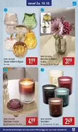 ALDI folder week 41 Pagina 63: Home creation kunstherfstboeket in glas €3,99, Home creation geurkaars in glas €4,99
