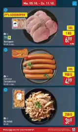 ALDI folder week 41 Pagina 7: Curryworsten €4,99, Kip kebab €3,69