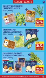 ALDI folder week 41 Pagina 9: Truffel salami en prosciutto crudo €2,79, Cucina Nobil Mozzarella mild €1,89