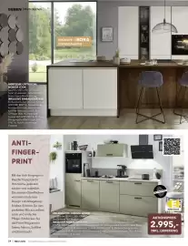 Sijben folder Pagina 4: Grifflose loftküche nobilia look, Zeilenküche nobilia senso €2.995,00