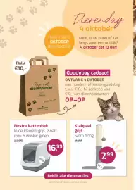 Coppelmans folder Pagina 10: Nestor kattenbak €16,99, Krabpaal grijs €7,99