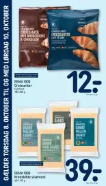 REMA 1000 tilbudsavis uge 41 Side 26: Rema 1000 croissanter €12,00, Rema 1000 kronekilde skæreost €39,00