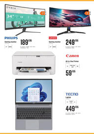 Electro Depot folder Pagina 14: Philips gaming monitor €189,00, Lenovo Gaming monitor €249,95